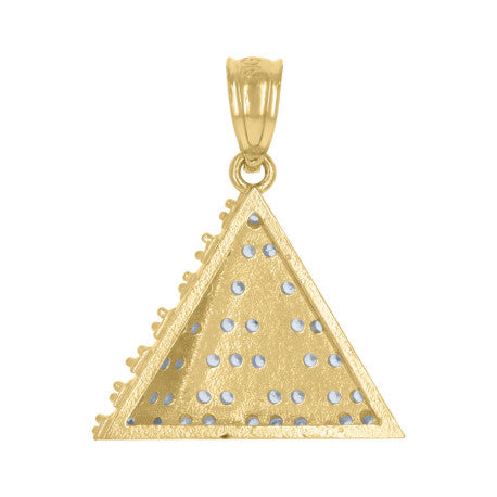 10Kt Gold Cz Pendant