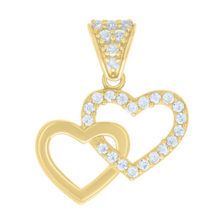 10Kt Gold Cz Pendant