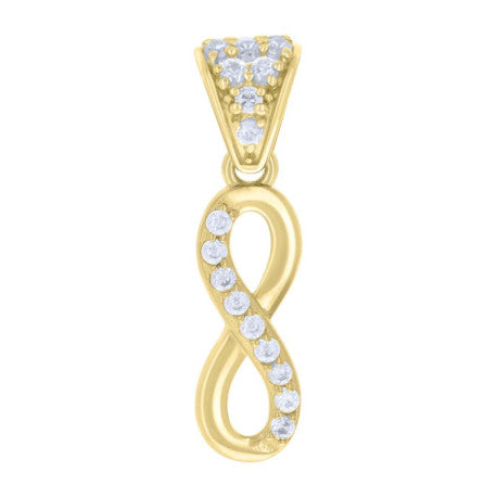 10Kt Gold Cz Pendant