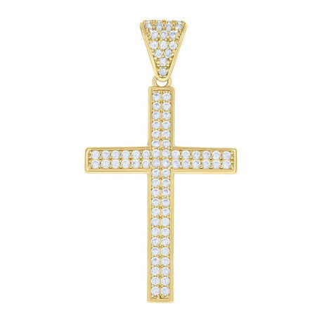 10Kt Gold Cz Pendant