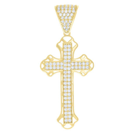 10Kt Gold Cz Pendant