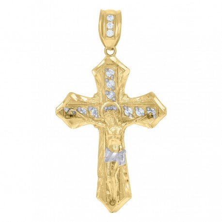 10Kt Gold Cz Pendant