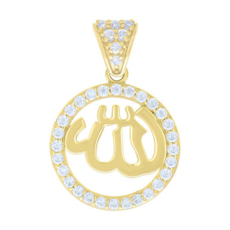 10Kt Gold Cz Pendant