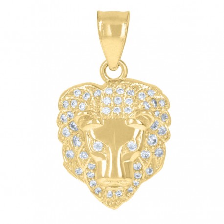 10Kt Gold Cz Pendant
