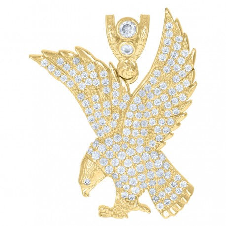 10Kt Gold Cz Pendant