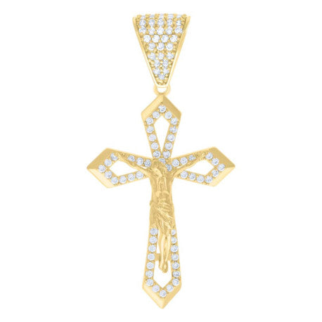 10Kt Gold Cz Pendant