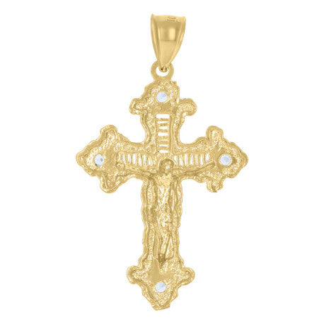 10Kt Gold Cz Pendant