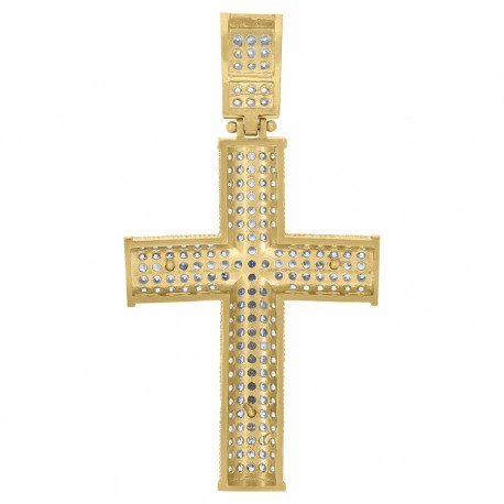 10Kt Gold Cz Pendant