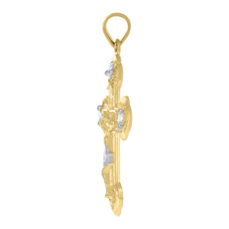 10Kt Gold Cz Pendant