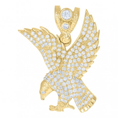 10Kt Gold Cz Pendant