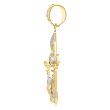 10Kt Gold Cz Pendant
