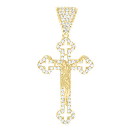 10Kt Gold Cz Pendant