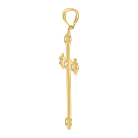 10Kt Gold Cz Pendant