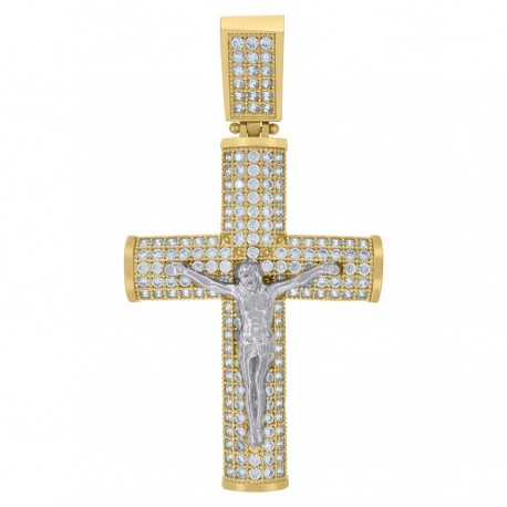 10Kt Gold Cz Pendant