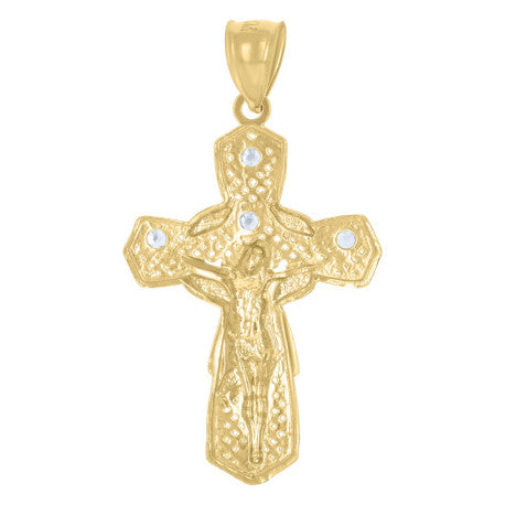10Kt Gold Cz Pendant
