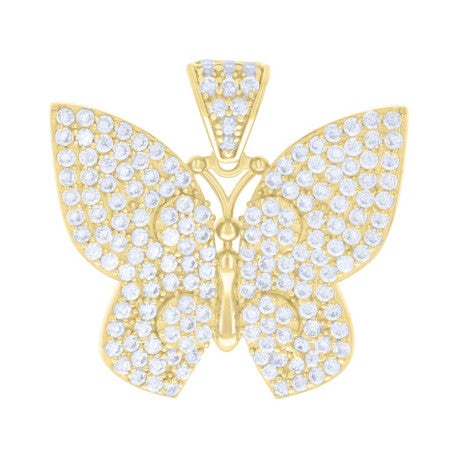 10Kt Gold Cz Pendant