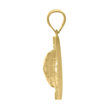 10Kt Gold Cz Pendant