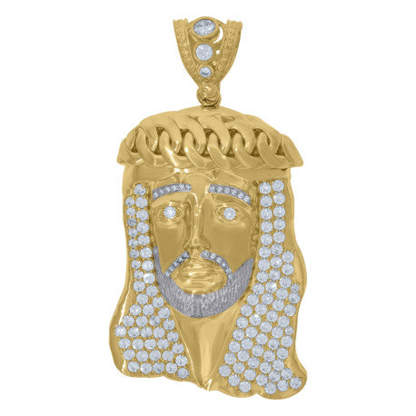10Kt Gold Cz Pendant