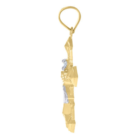 10Kt Gold Cz Pendant