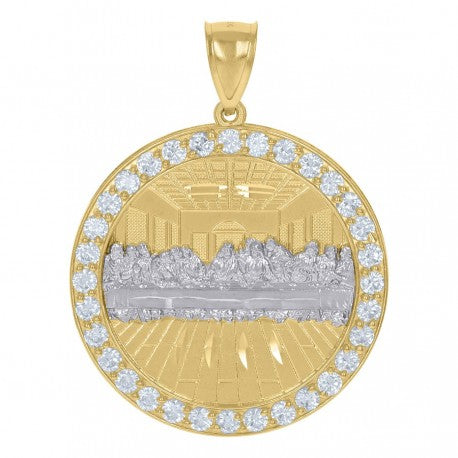 10Kt Gold Cz Pendant