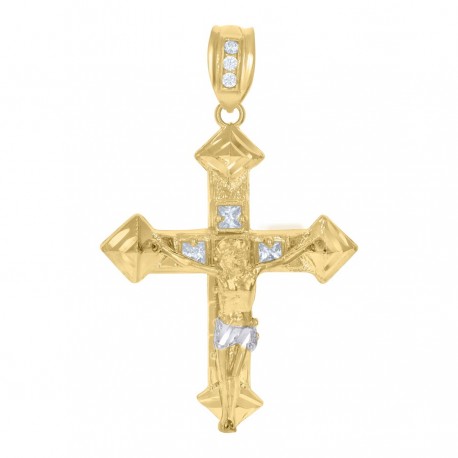 10Kt Gold Cz Pendant