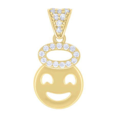 10Kt Gold Cz Pendant