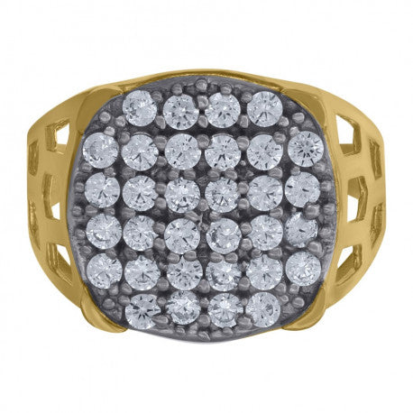 10Kt Gold Cz Ring