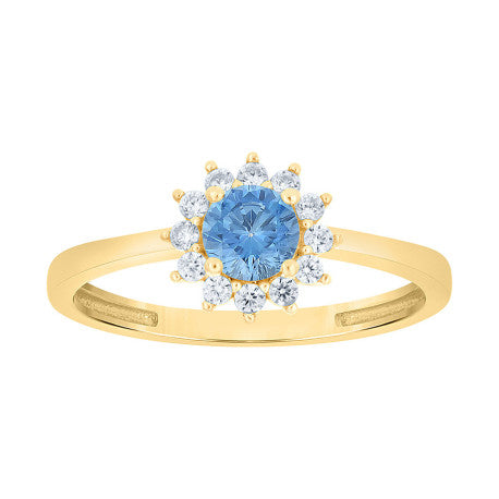 10Kt Gold Cz Ring