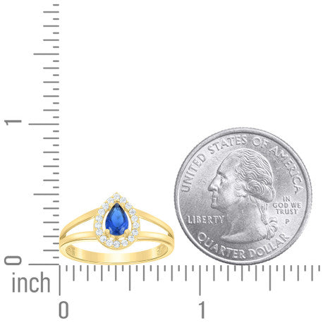 10Kt Gold Cz Ring