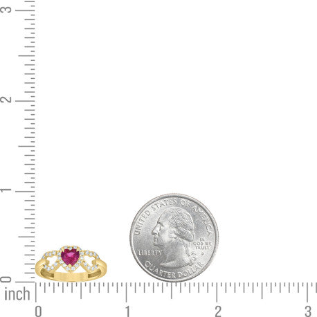 10Kt Gold Cz Ring