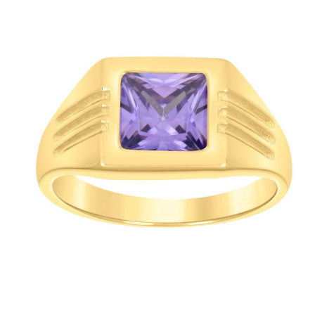 10Kt Gold Cz Baby Ring