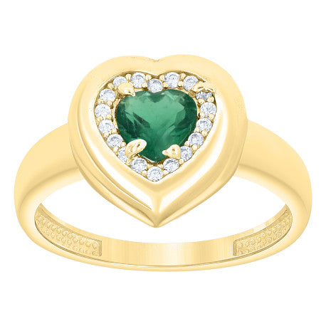 10Kt Gold Cz Ring
