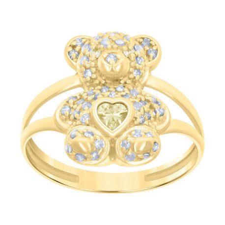 10Kt Gold Cz Ring