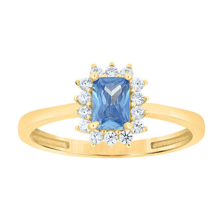 10Kt Gold Cz Ring