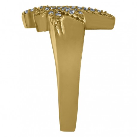 10Kt Gold Cz Ring