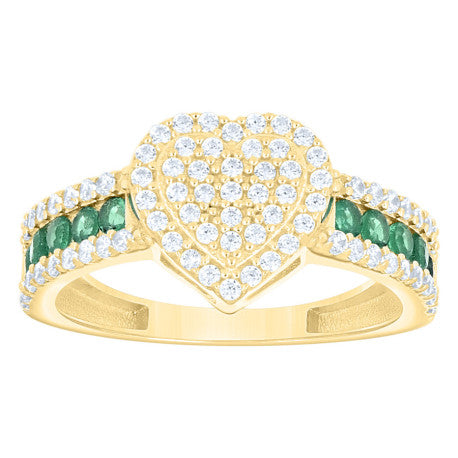 10Kt Gold Cz Ring