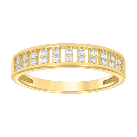 10Kt Gold Cz Ring
