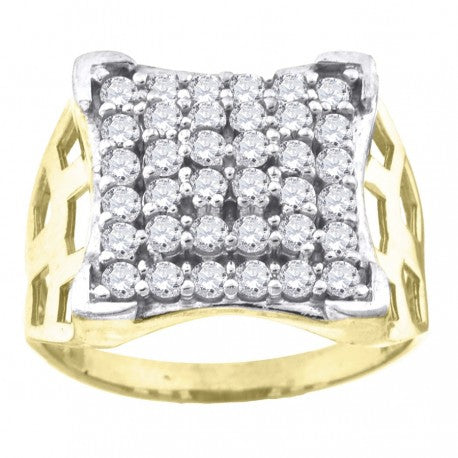 10Kt Gold Cz Ring
