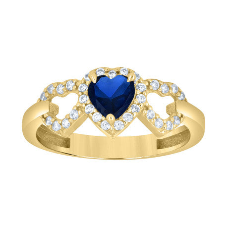 10Kt Gold Cz Ring