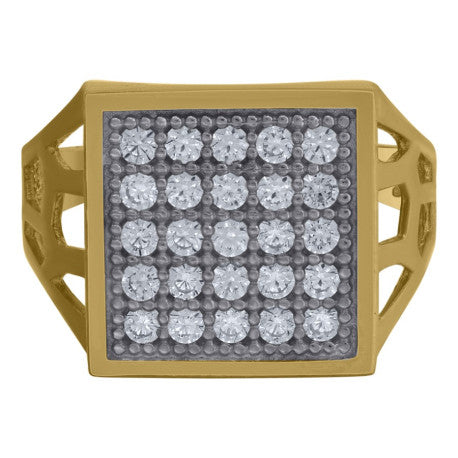 10Kt Gold Cz Ring