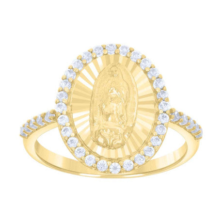 10Kt Gold Cz Ring