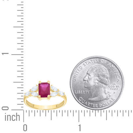 10Kt Gold Cz Ring