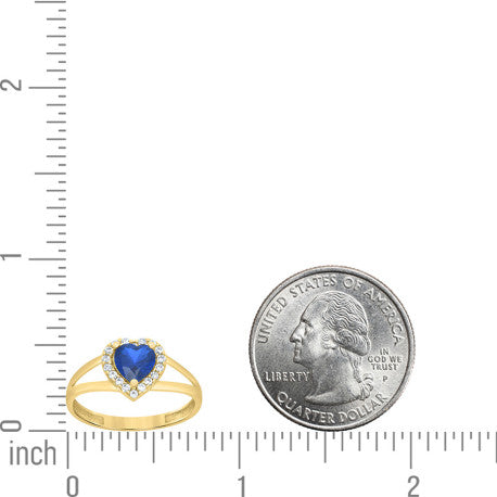 10Kt Gold Cz Ring