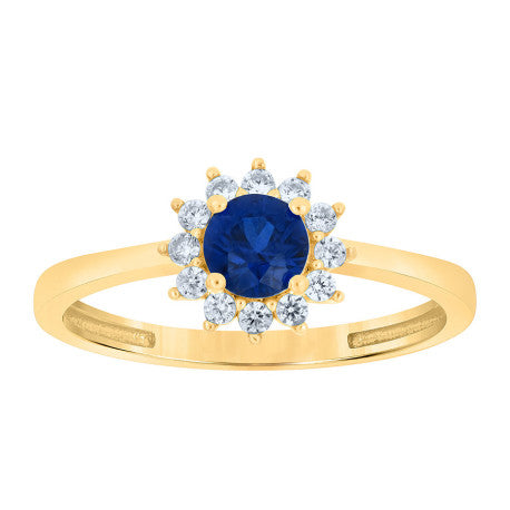 10Kt Gold Cz Ring