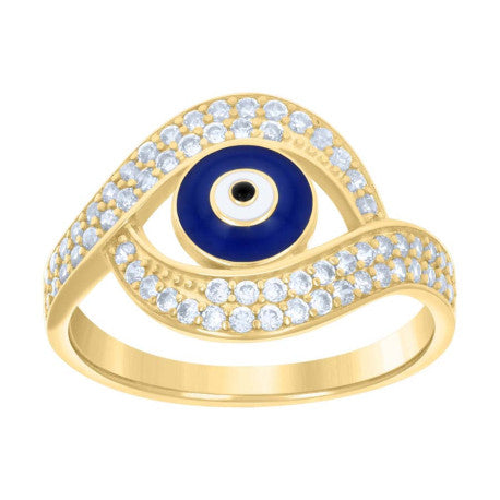 10Kt Gold Cz Ring