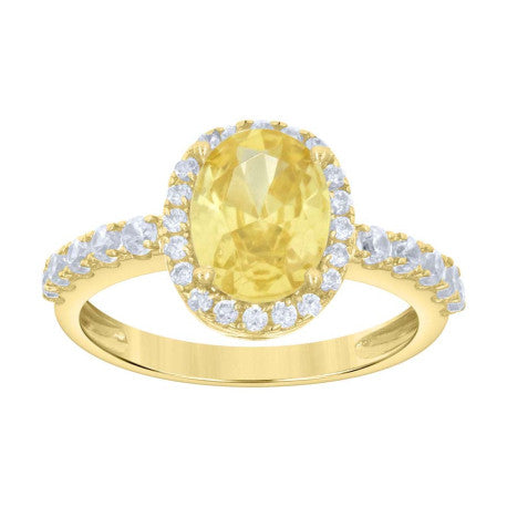 10Kt Gold Cz Ring