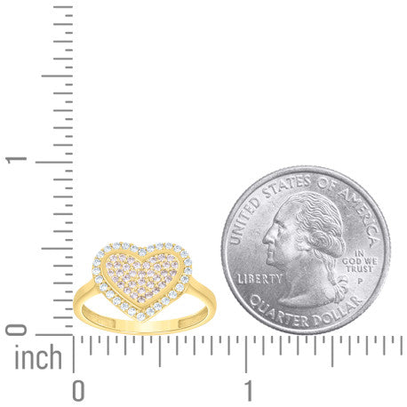 10Kt Gold Cz Ring