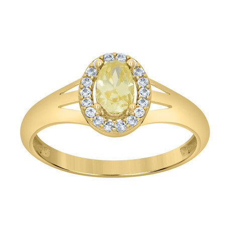 10Kt Gold Cz Ring