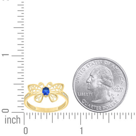 10Kt Gold Cz Ring