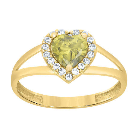 10Kt Gold Cz Ring